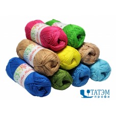 Нитки для вязания "Цвета моды" 75 г, 190 м, цветные, 4 клубка упаковке