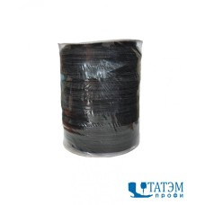 Резинка 8 мм, вязаная, катушка 200 м, черная