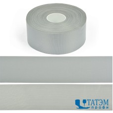 Лента СВ, 50 мм, арт. A102-1 пэ 100% (260cpl), рулон 100 м, серая, КНР