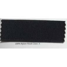Лента крючковая 6130-0018, 25 мм, 100% нейлон класса А, черная, КНР