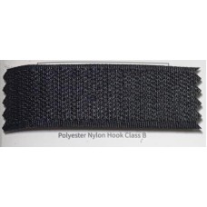 Лента крючковая 6130-3058, 25 мм, нейлон класс B, черная, КНР