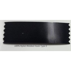 Лента крючковая 6131-9046, 25 мм, 100 % нейлон, черная, КНР