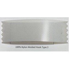 Лента крючковая 6131-9046, 20 мм, 100% нейлон, белая, КНР