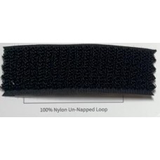 Лента петельная без застежки 6131-9106, 25 мм, 100% нейлон, черная, КНР