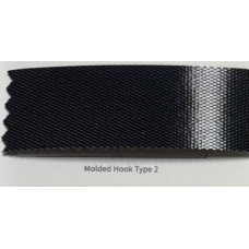 Лента крючковая 6131-9138, 25 мм, 100% нейлон, черная, КНР