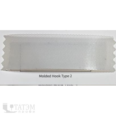 Лента крючковая 6131-9138, 20 мм, 100% нейлон, белая, КНР