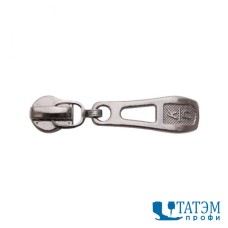 Бегунок для спирали Т-5 декор, никель, KD, уп. 50 шт