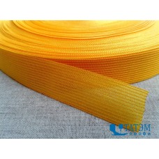 Тесьма окантовочная 32 мм, 3,9 г/м, желтый (016), 100 м