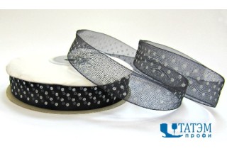 Лента декор. капроновая с рис.