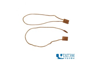 Пломба-этикеткодержатель 9 см, бежевый, упак. 1000 шт