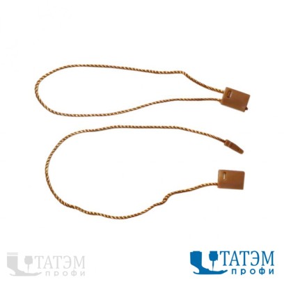 Пломба-этикеткодержатель 9 см, бежевый, упак. 1000 шт