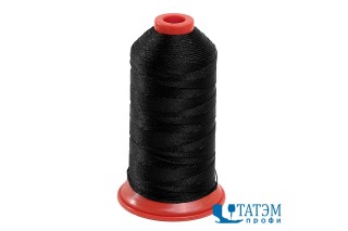 Нитки № 50, Polyart, 4000 м, Ozen Iplik, Турция, черные