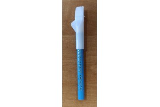 Карандаш меловой со щеточкой голубой (малый)