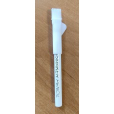 Карандаш меловой со щеточкой белый (малый)