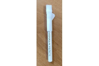 Карандаш меловой со щеточкой белый (малый)