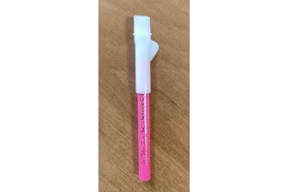 Карандаш меловой со щеточкой красный (малый)