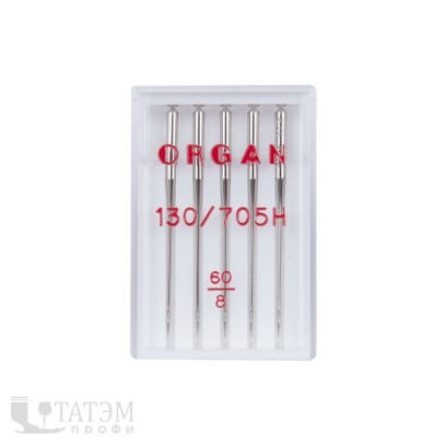 Иглы ORGAN 130/705H №80 универс., упак. 5 шт