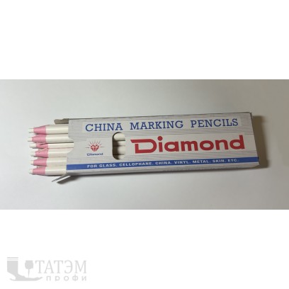 Карандаш "DIAMOND" белый универсальный (не требует заточки)