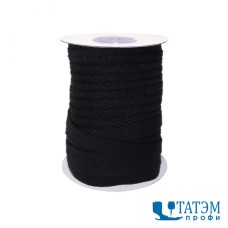 Лента киперная 10 мм, арт. к2704к, 1,84 г/м, черная, упак. 50 м