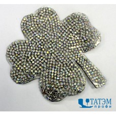 Термоаппликация со стразами 7,5 х 7,0 см 