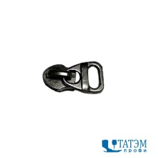 Бегунок для спирали Т-8 декор #5D, ч.никель, упак 100 шт