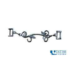 Украшение 95 х 20 мм, оксид (т. никель), арт. 5400, уп 10 шт