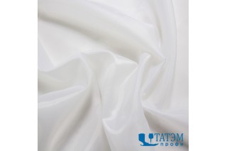 Подкладочная ткань 190T Taffeta 68Dх68D, 56 г/м², шир. 150 см, рулон 100 м, белая