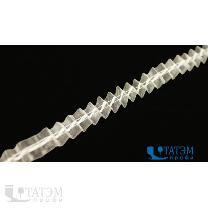 Шторная тесьма 25 мм, арт. 251-О, органза (100 м)