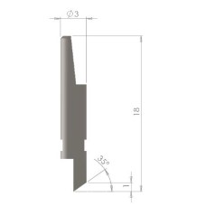 Лезвие для надсечки E1 для KCT