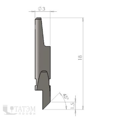Лезвие для надсечки E2 для KCT