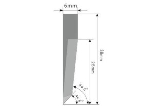 Удлинённые лезвия iECHO E64-4 для осциллирующих ножей