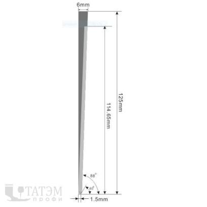 Удлинённые лезвия iECHO E64-6 для осциллирующих ножей