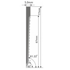 Удлинённые лезвия iECHO E66-2 для осциллирующих ножей