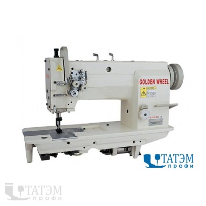 Golden Wheel CS-8165S Двухигольная швейная машина челночного стежка (комплект)
