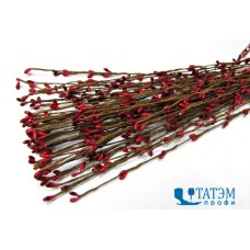 Веточки декор. 40 см с почками, коричневый/красный, уп. 100 шт