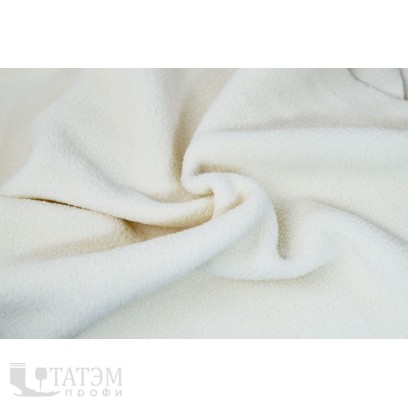 Флис антипиллинг двухсторонний 240 г/м2, шир. 1.8 м, молочный
