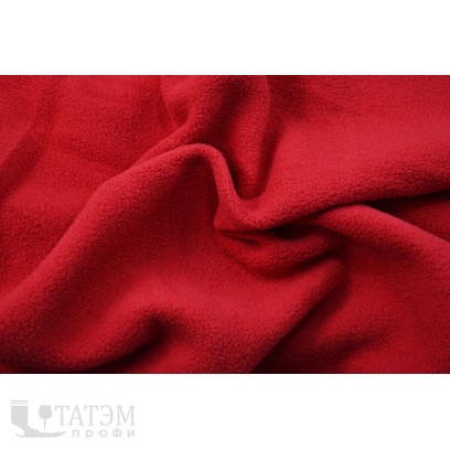 Флис антипиллинг двухсторонний 240 г/м2, шир. 1.8 м, красный