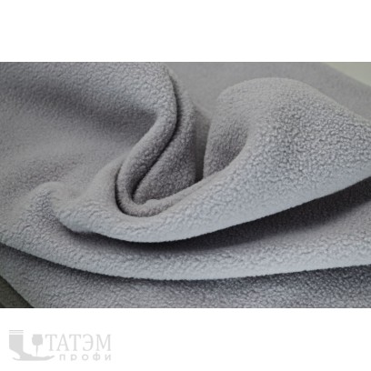 Флис антипиллинг двухсторонний 240 г/м2, шир. 1.8 м, серый