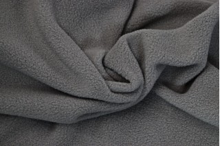 Флис антипиллинг двухсторонний 240 г/м2, шир. 1.8 м, темно-серый