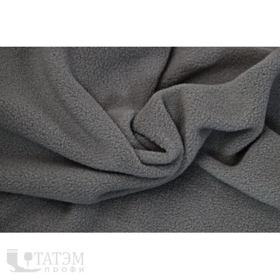 Флис антипиллинг двухсторонний 240 г/м2, шир. 1.8 м, темно-серый
