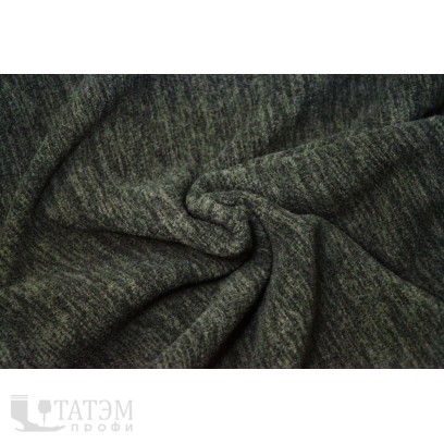 Флис меланж (катионик) 240 гр/м2, 100% пэ, шир. 180 см, хаки