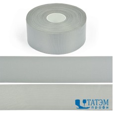 Лента СВ, 50 мм, арт. A202-1, 100% пэ (15cpl), рулон 100 м, серая, КНР