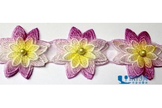 Лента декор. гипюр