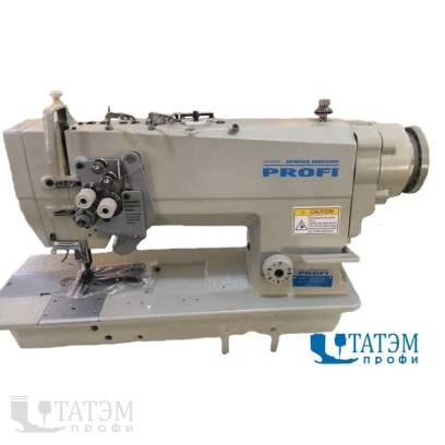 PROFI GC875D Двухигольная прямострочная швейная машина комплект

