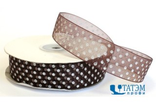 Лента декор. капроновая с рис.