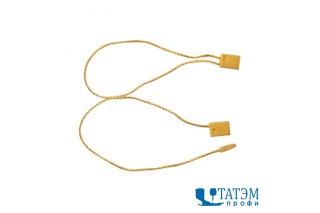 Пломба-этикеткодержатель 9 см, желтый, упак. 1000 шт