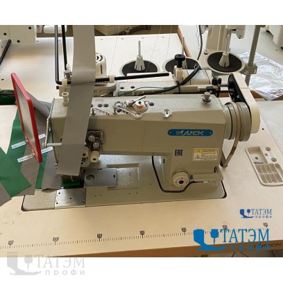 Juck J-842-A Двухигольная швейная машина для настрачивания лент (комплект)