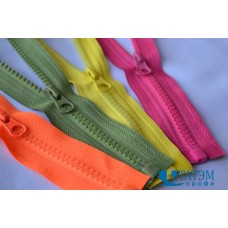 Молния трактор Т-5, 1 бегунок, 80 см, LOGO, цветная