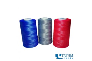 Нитки T-Plus, №90 (300 denier-некрученая),  5000 м, Ozen Iplik, Турция, цветная
