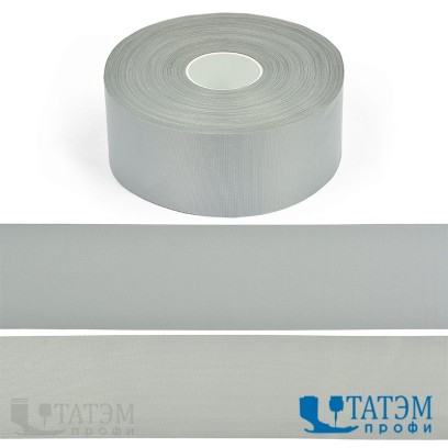 Лента СВ, 50 мм, арт.A-202 пэ 100% (30cpl), рулон 100 м, серая, КНР